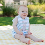 BASHFUL BUNNY - BOYS  KNIT INFANT BUBBLE