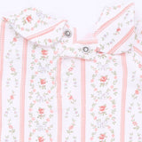 MARNIE ROSEBUD STRIPE SMOCKED FOOTIE