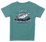 BABY SET THE HOOK SS MARINE GREEN