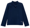 GIRLS TURTLENECK WITH BOW TIE
