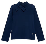 GIRLS TURTLENECK WITH BOW TIE