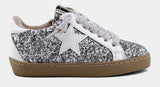 PAULA MINI STERLING SPARKLE SNEAKER - SILVER GLITTER