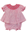 LULU BEBE BERRIES SMOCKED BLOOMER SET