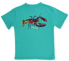 SHORTSLEEVE LOGO TEE - LOBSTER JEWEL
