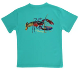 SHORTSLEEVE LOGO TEE - LOBSTER JEWEL