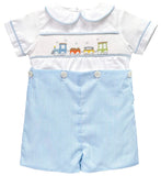 SMOCKED TRAIN BOBBY SUIT