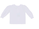 JANE LONG SLEEVE PICOT EDGE SHIRT