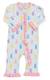 GIRLS BUNNY FOOTLESS WITH RUFFLE