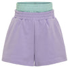 COMER DOUBLE BANDED SHORTS - PURPLE
