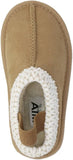 LIL DOWNEE GIRLS CHESTNUT CLOGS - COZY FAUX FLEECE STYLE