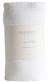 MUSLIN SWADDLE - GREY SPOTS