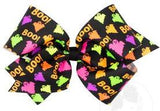 KING HALLWEEN - THEMED PRINTED NEON GROSGRAIN HAIR BOW
