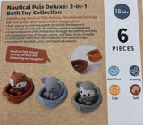 NAUTICAL PALS DELUXE 2 IN 1 BATH TOYS COLLECTION