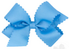 KING COPEN GROSGRAIN BOW WITH SCALLOPED EDGE