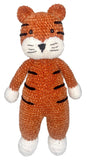 SULLY THE TIGER CHENILLE HAND CROCHET DOLL