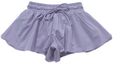 ACTIVE LAVENDER FLUTTER SHORTS