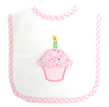 PINK BIRTHDAY CUPCAKE BIB
