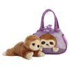 PEEK A BOO SLOTH- PURPLE