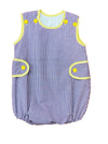 GINGHAM BOY BUBBLE CAM-LSU-PGING