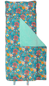 TURQUOISE FLOWER PRINT NAP MAT