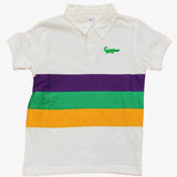 MARDI GRAS SHORT SLEEVE RUGBY SHIRT