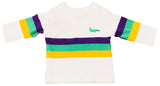 MARDI GRAS LONG SLEEVE CREW SHIRT