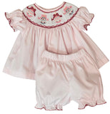 ORNAMENT SMOCKED BISHOP BLOOMER SET