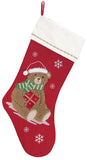 SANTA BEAR STOCKING