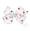 MEDIUM DANCE PRINT GROSGRAIN  BOW