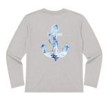 MAYFLY BAMBOO LONG SLEEVE TEE - ANCHOR