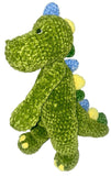 DEWEY THE DINOSAUR CHENILLE HAND CROCHET DOLL