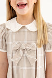 FRANCENE FROCK - THOMPSON PARK PLAID WITH PALMETTO PEARL
