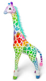 RAINBOW GIRAFFE PLUSH