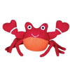 COREY THE CRAB KNIT DOLL - 6" RATTLE
