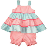 PINK AND MINT POPOVER SET