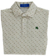 SPORT HENRY POLO - FOOTBALL ON TAN