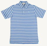 PRIM AND PROPER POLO BARBADOS BLUE STRIPEWITH BELHAVEN BLUE STORK