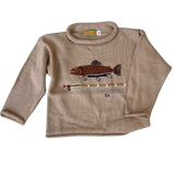 TROUT FISHING ROD ROLL SWEATER