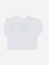 LULU BEBE WHITE LONG SLEEVE COLLAR SHIRT