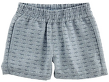 PULL ON SHORTS - SHARKS ON GREY