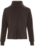 NELL TOP - COCOA AND PURPLE