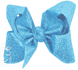 4.5" GLITTER METALLIC BOW - COPEN