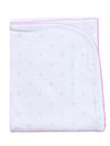 LA LUNA PIMA BLANKET PINK CROWNS