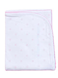 LA LUNA PIMA BLANKET PINK CROWNS