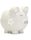 NIGHT LIGHT PIGGY BANK - WHITE