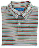 PERFORMANCE HARRY LONG SLEEVE POLO - HAZEL