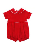 RED CORD DRESSY BUBBLE SHORT