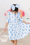 HOP TILL YOU DROP RUFFLE DRESS