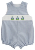 BOYS SAILBOAT TRIO - SHORT INFANT BUBBLE