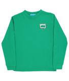 LONG SLEEVE LOGO TEE - MARDI GRAS KELLY
